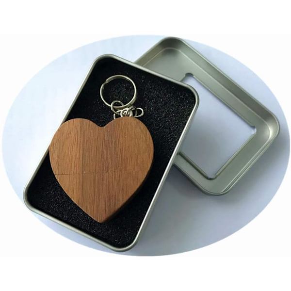 Træ U Disk Love U Disk (4GB),