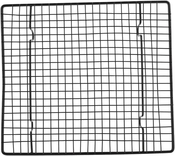 1 stk. sort 26 x 23 x 2,5 cm bageværktøj sort kølerist