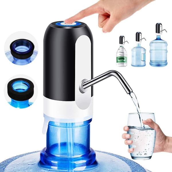 Vedenjakaja, 5 Gallon USB Ladattava Vedenpullopumppu