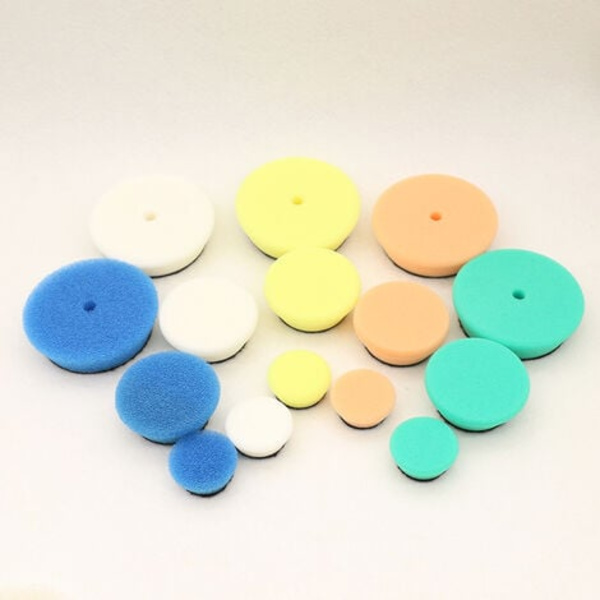 32 kpl 25 mm, 50 mm ja 80 mm hionta- ja kiillotussienikokoelma auton kiillotuskoneille