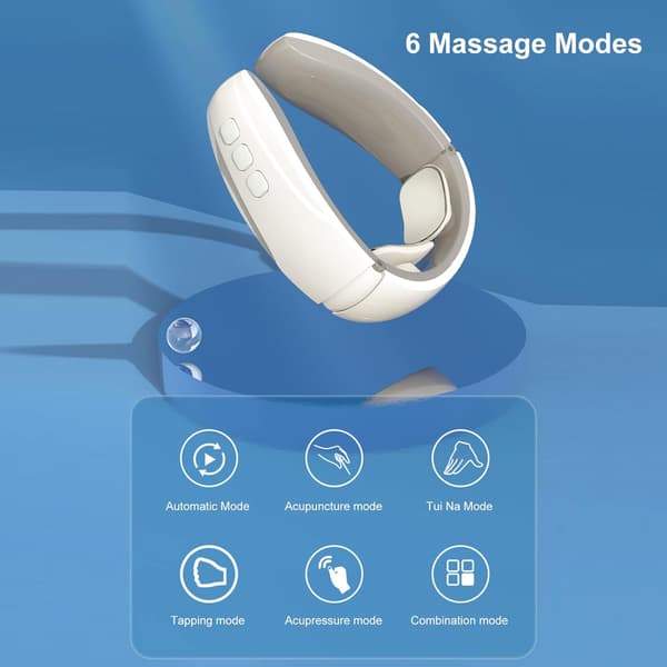 1 stk. Nakkemassager Elektrisk Massager Intelligent EMS