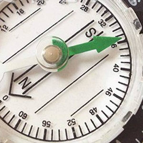 Professionel Mini Kompas Kort Lineal Multifunktionelt Udstyr