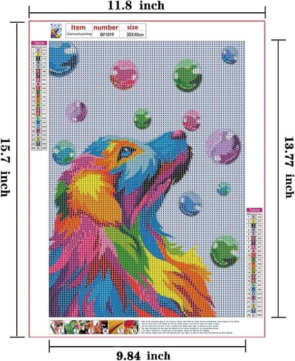 DIY 5D Animoidinen Timanttimaalaussetti, (Koira)Maalaus