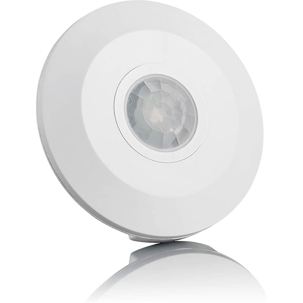 2x Indendørs Bevægelsessensor, Overflademontering, Programmerbar, Infrarød Sensor, Rækkevidde 6m/360, Velegnet til LED
