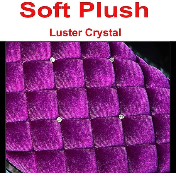 Pluss diamant bilinteriørtilbehør (armlene pute [lilla] (stor diamant)),