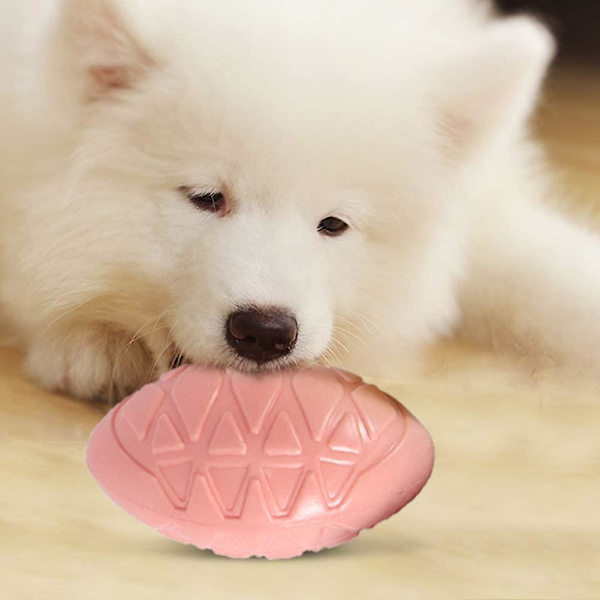 Pipande Hundleksak, 4-pack TPR Tuggleksak Boll Interaktiv Pipande Leksak för Hund Katt Husdjur