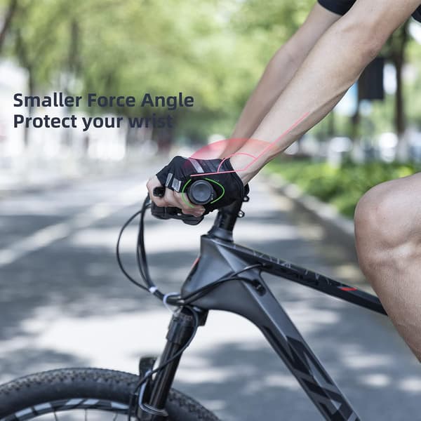 22 mm Grå Ergonomiske Greb MTB Cykel Letvægts Anti-Slip Gummi