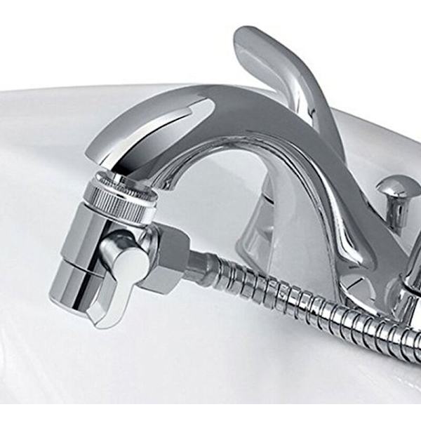Väg Handdusch Dusch Diverter Dusch Adapter Diverter Massiv Mässing Krom
