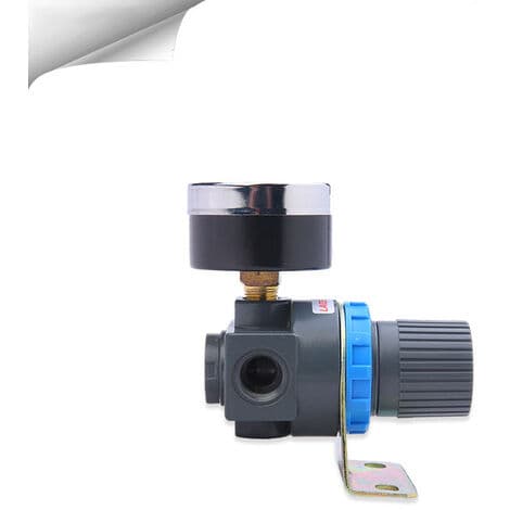 G1/4\" Tryckmätare, AR2000 Tryckmätare 0,05~0,85 mPa, Pneumatisk Tryckregulator, Lufttrycksregulator, för Luft