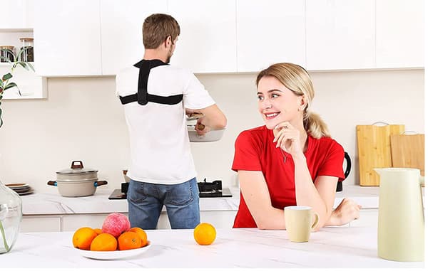 1 stk. Posture Corrector til Mænd og Kvinder - Komfortabel Øvre