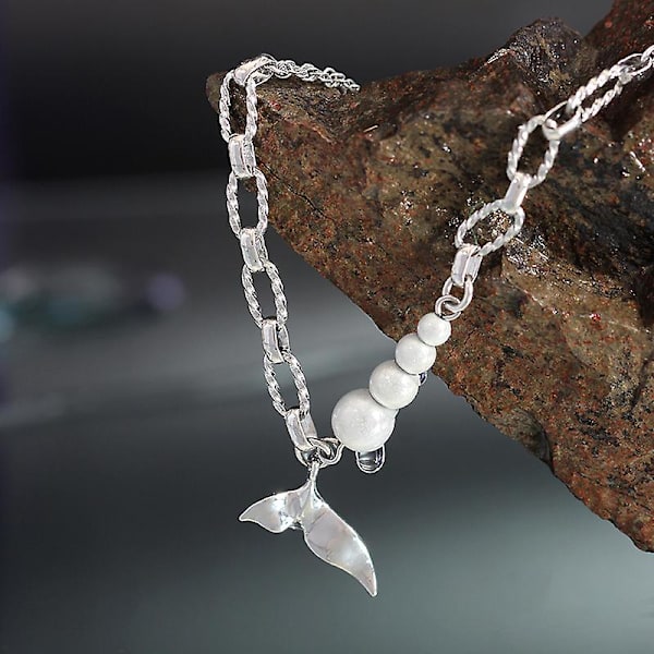 Halsband fisk svans svans mode smycken Ac7051