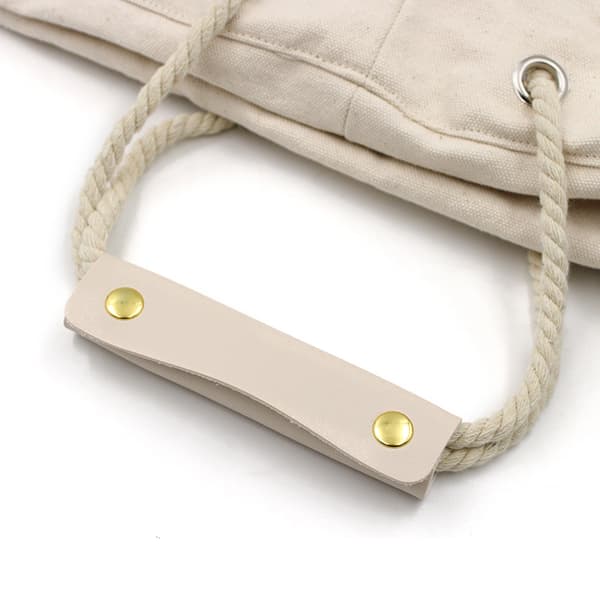 Rem-resistent læderpuder Anti-kvælningsdesign Beige 1 pcs
