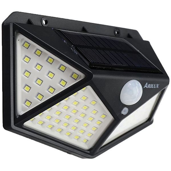 LED solvägglampa utomhus IP65 vattentät med PIR rörelsesensor 3 lägen, för inomhus och utomhus