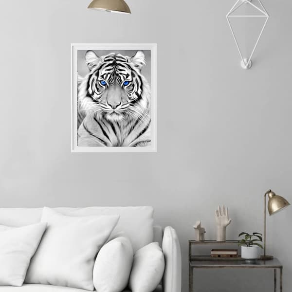 Diamantmaleri Tiger, 5D Diamantmaleri Diamantbroderi