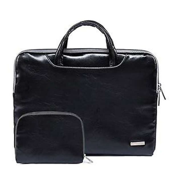 Laptopväska Läder 13,3'' | Svart | 335 X 235 X 30 Mm