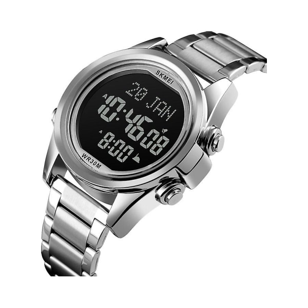 Men&#39;s Digital Watch - 44 Mm - Silver