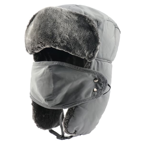 Vinterhatte til Kvinder og Mænd - Grå, Vinterhat Ushanka