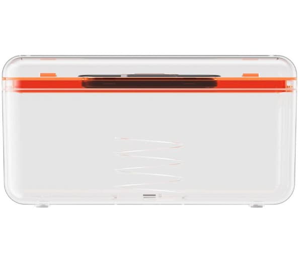 orange PET maskeboks, vådservietboks, maskeopbevaringsboks