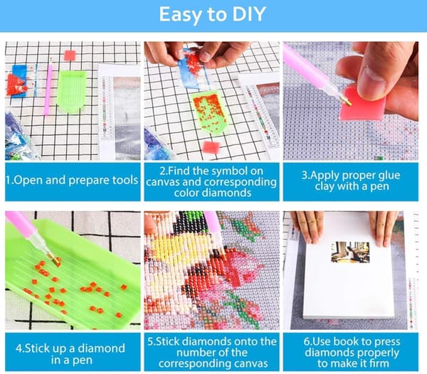 DIY 5D Diamant Maleri Fuld Korssting Broderi Diamant
