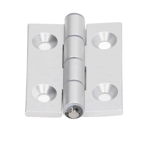 2 stk. hængsler, aluminium, foldbare, flade, til skabe, møbler, dørhængsler