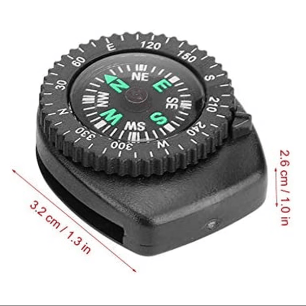 2 st Armbands Kompass Portabel Klockarmband Vätskefylld Kompass