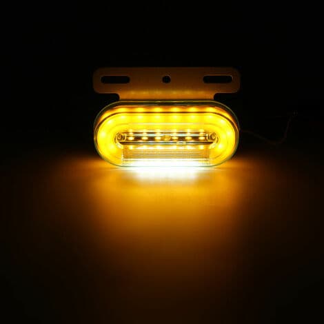 PCS 24V 12 LED Sideblinklys Advarselsindikator for lastebiler og tilhengere