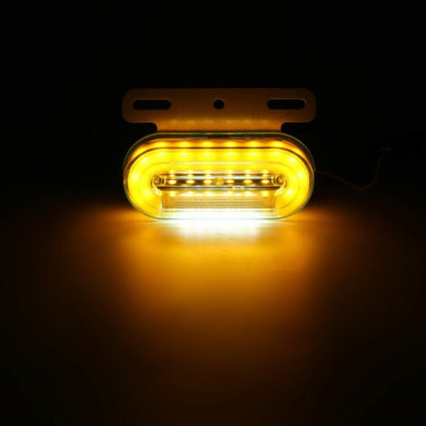 PCS 24V 12 LED Sideblinklys Advarselsindikator til Lastbiler