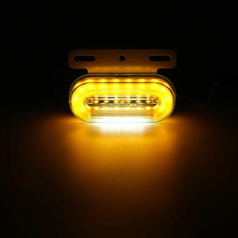 PCS 24V 12 LED Sidoblinkers Varningsindikator för Lastbils Trailers