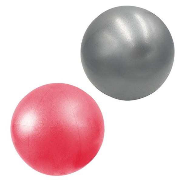 Träningsbollar för kvinnor, mini yogaboll, små stabilitetsbollar, fitnessutrustning för gym Silver