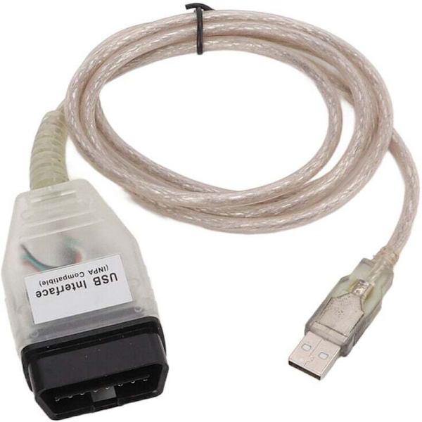 Scan-diagnoseværktøj med USB-interface og erstatnings-cd til 3-serie E46 E83 E90