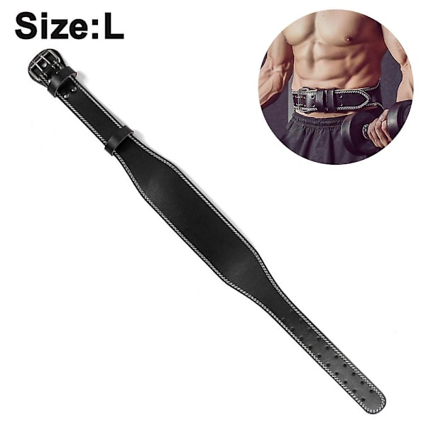Bälte för Fitness Män och Kvinnor Knäböj Marklyft Viktlyftningsbälte PU Läder Viktlyftningsbälte Marklyft Fitnessbälte - Perfekt Stöd för Knäböj & Marklyft