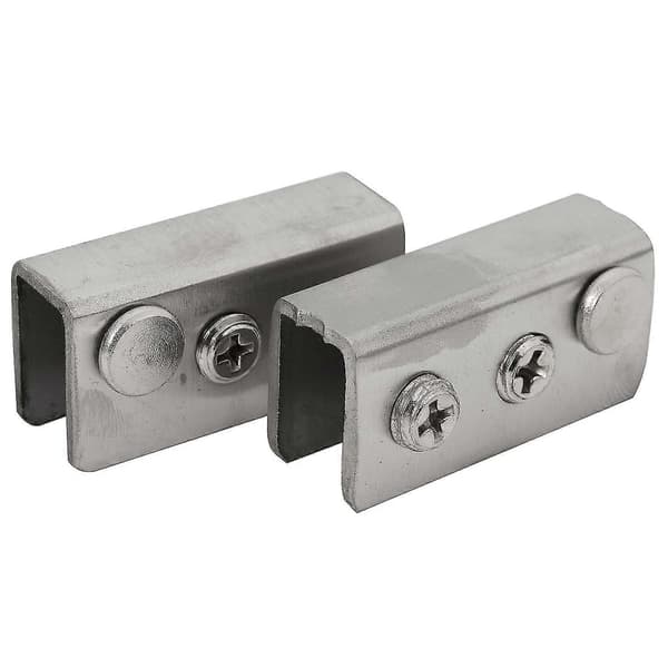 Pivot hængsel sæt til glasdør i rustfrit stål med dobbelt magnetisk lukning til 5-8 mm glasdør