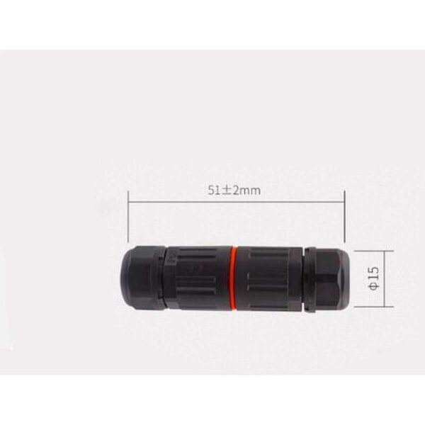 IP68 CDF-M mini ruuviton vedenpitävä liitin ulkovalaistukseen pieni vedenpitävä liitin 3-napainen nopea johdotusliitäntä