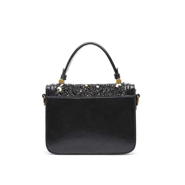 Crossbody-tasker til kvinder, quiltet skuldertaske, medium