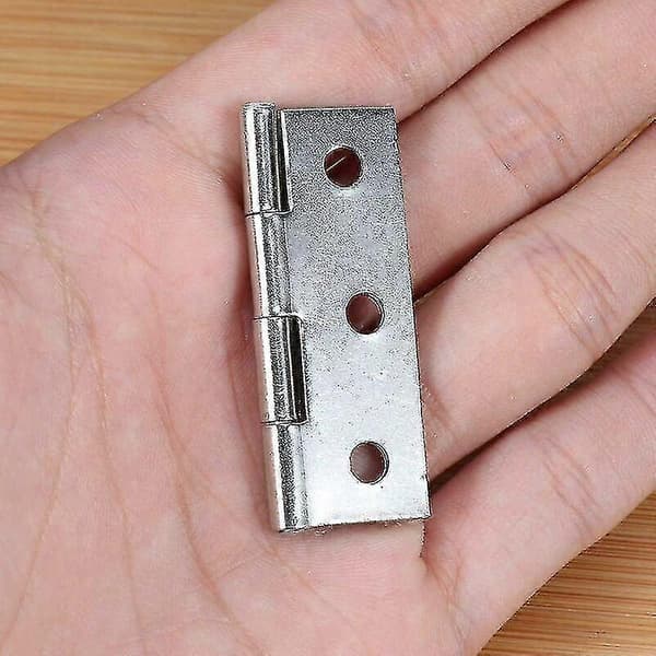 Rustfrit stål hjemmemøbler hardware dørhængsel 75 mm X 50 mm 20 stk