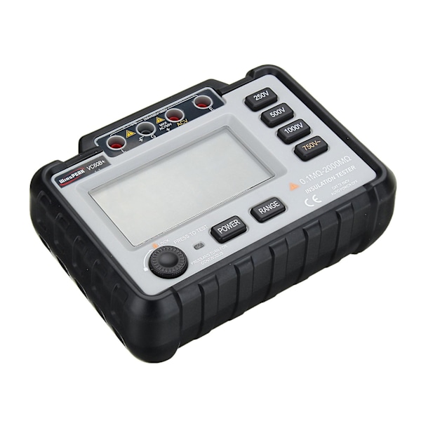 Vc60b+ Digital Isolationsmotstandstester Megger Megohmmeter LCD-skjerm