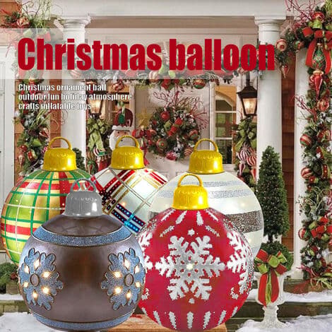 60CM Julekule Ornament Minneball, Julepynt, M