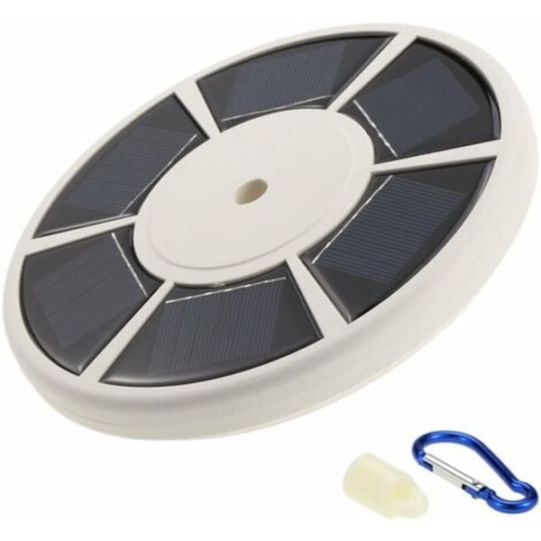 26 LED Solcellsdriven Flaggstångslampa Super Ljus Vattentät för De Flesta 15-25ft Flaggstänger