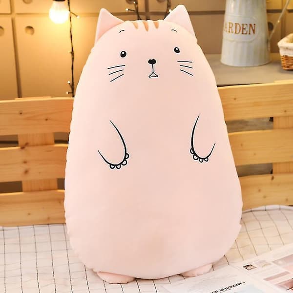 Kattkudde Docka Lång Kudde Kudde Plyschleksak 50cm