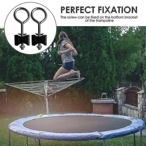 Thsinde 6/12 stk Trampoline Skruer, Trampoline Tilbehør, Skruer Aespa 12PCS