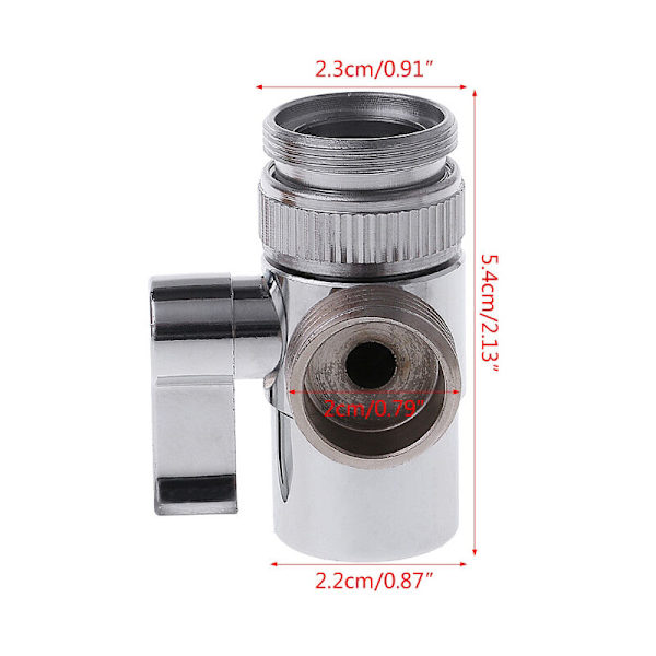 Vej Håndbruser Bruser Diverter Bruser Adapter Diverter Massiv Messing Krom