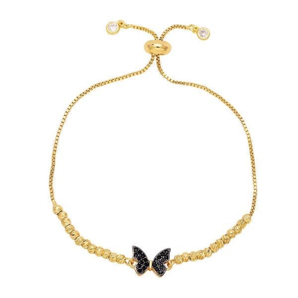 Armbånd Vintage Zircon Butterfly Fashion Jewelry Ac10303 Black