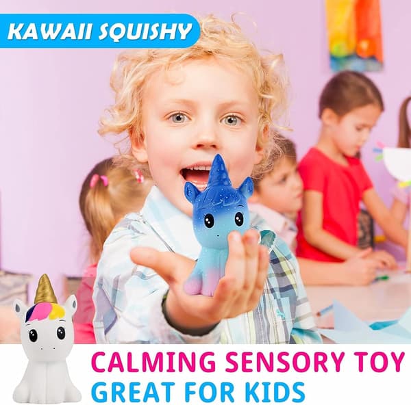 St Squishy Enhörningsleksaker Långsamt Stigande Doftande Klämleksaker Djur Squishies Stresslindrande Leksaker