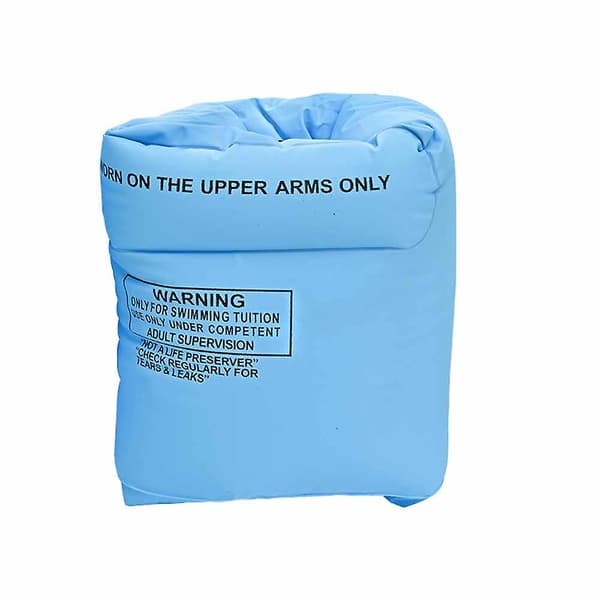 Uppblåsbara armfloaties för pool - perfekt för att lära sig simma för barn och vuxna Blue
