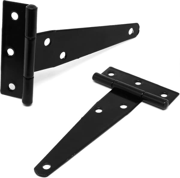 YuGtcen Kraftig T Hængsel Hardware (6-pak, 5 tommer)