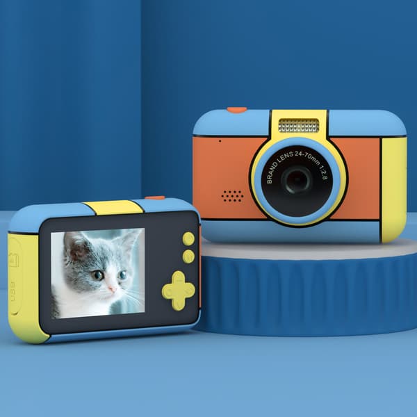 Barnekamera, gave til jenter og gutter i alderen 3-10 år, 2,4'' digitalt barnekamera