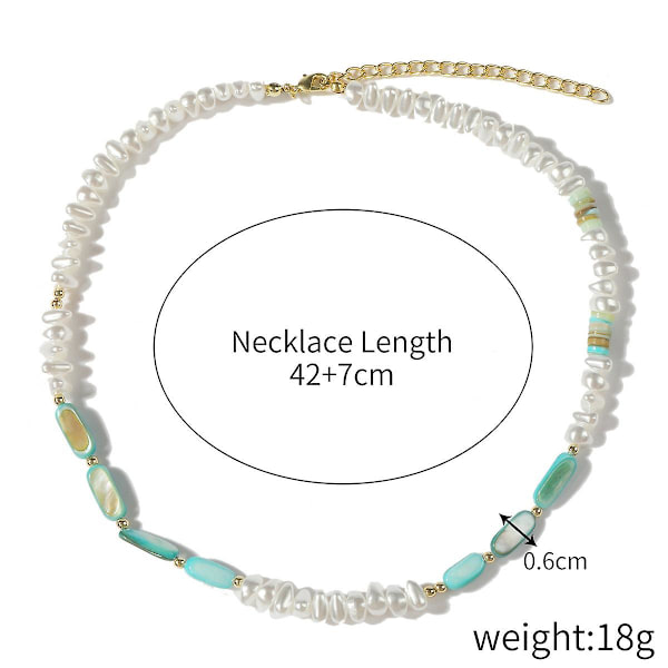 Halskje Krystall Choker Mote Smykker B1670 N2205-15