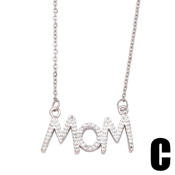 Halsband Present Till Mamma Zirkon Choker Mode Smycken Ac8348 C