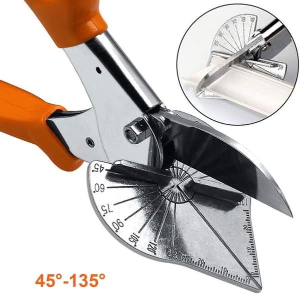 1 stk. Multifunktionel vinkel saks 45-135 grader Multi-vinkel