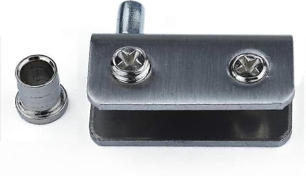 4 Glasdørhængsler 90 Pivot Hængsel Stansefri Glas Rustfrit Stål Passer Til 5-8mm Glas